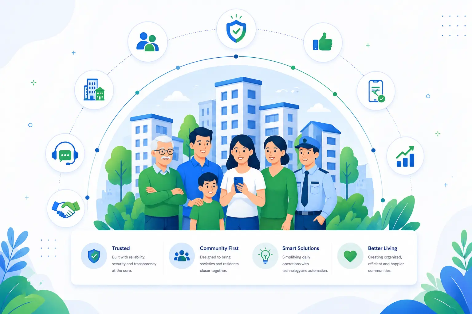 About Society Sangam – Team building smart society management solutions for apartments and communities